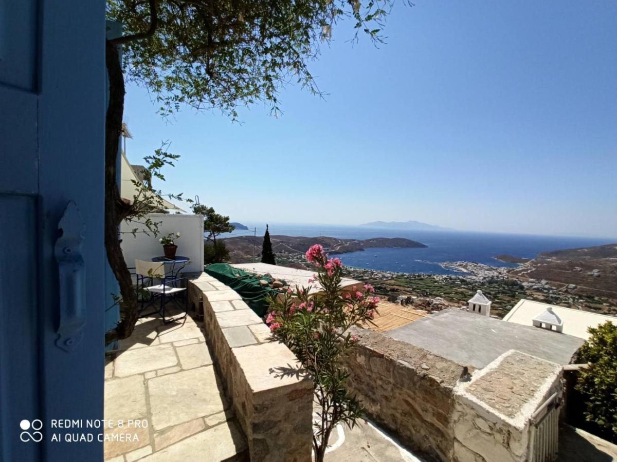 Traditional Stone House With Breathtaking View Serifos Town Eksteriør bilde