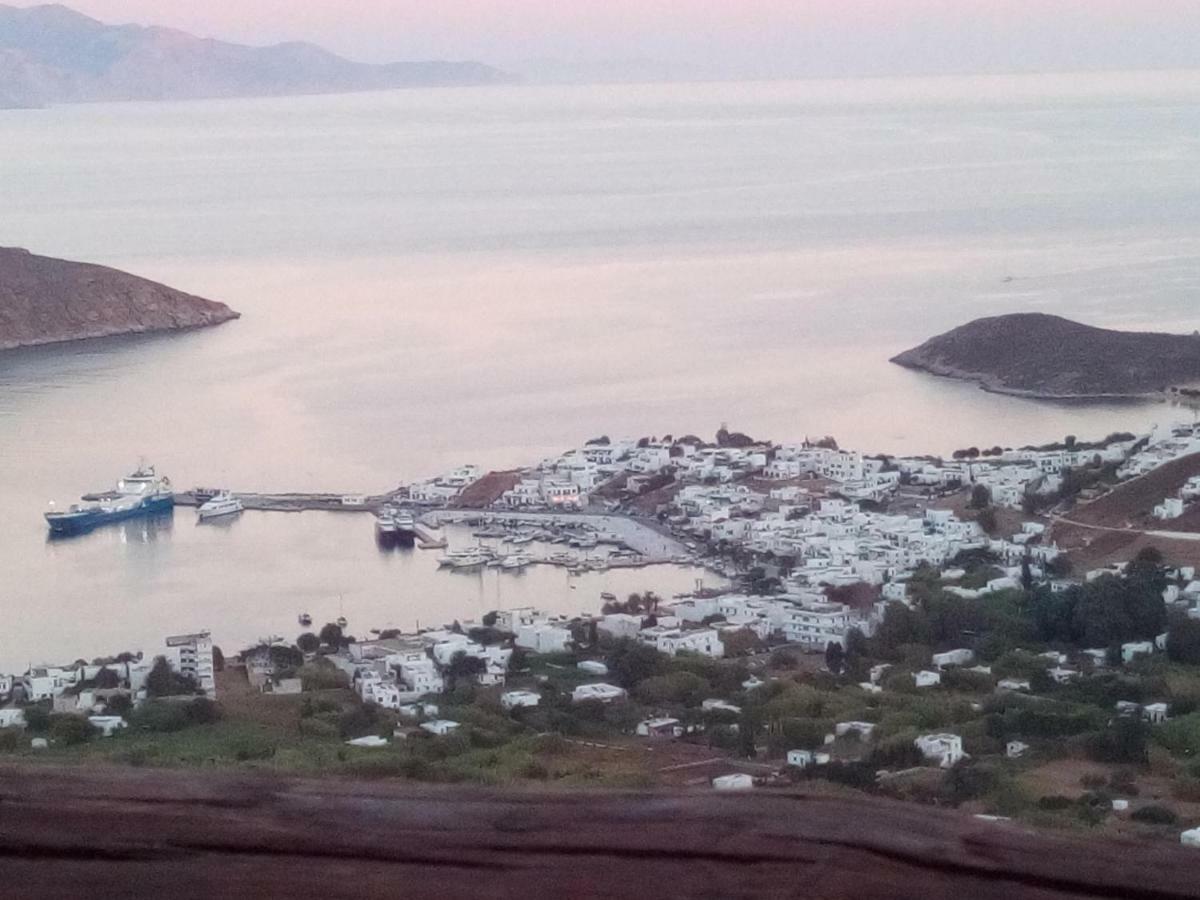 Traditional Stone House With Breathtaking View Serifos Town Eksteriør bilde